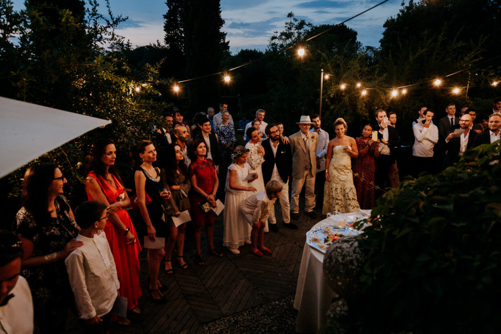 Reception time in this Tuscan villa near Florence